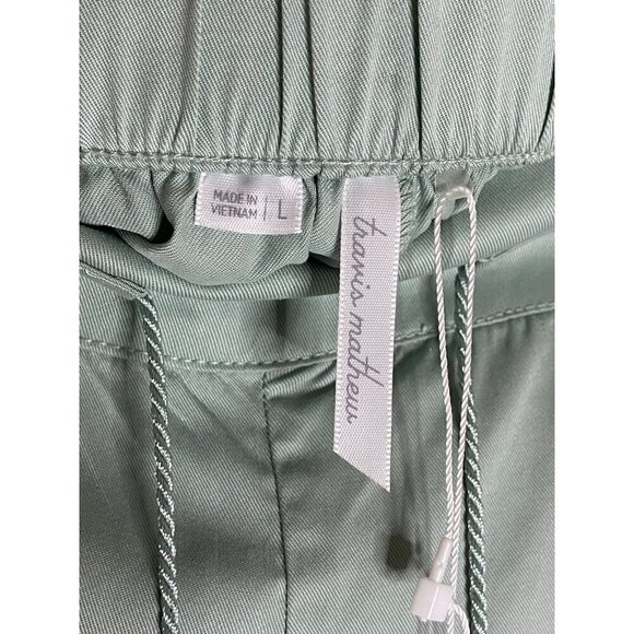 NWT Travis Matthew Capri Tie Front Jade Color Pant-sz Large - Picture 11 of 11
